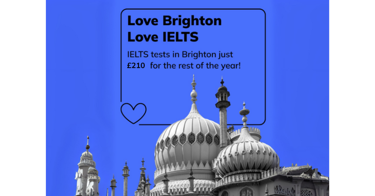 MTS brings year-round IELTS testing to Brighton, with our LOVE BRIGHTON, LOVE IELTS campaign